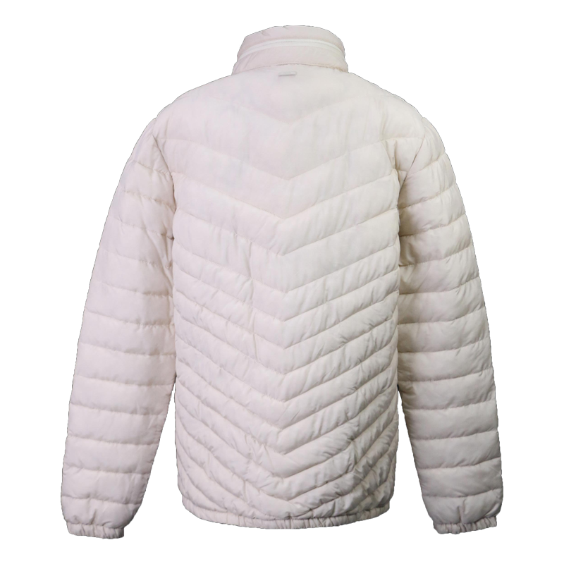 Quilting medium weight down hidden hood warmest winter autumn jacket womens puffer coats on sale